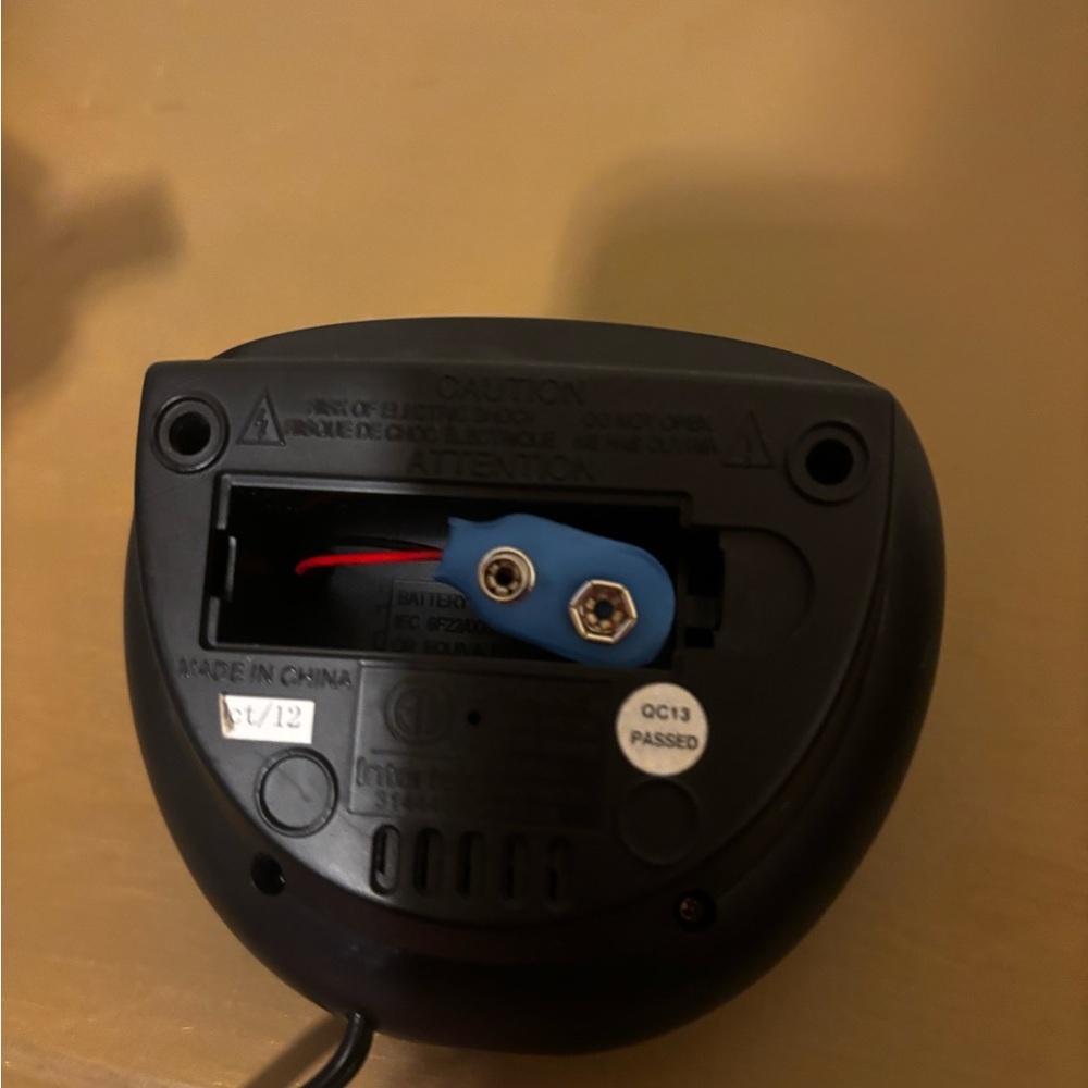 Sharp Black Digital Alarm Clock - Picture 5 of 6